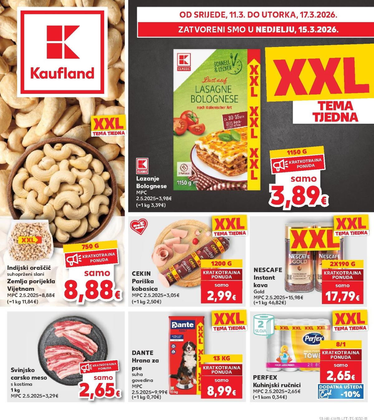Prelistajte katalog Kaufland, vrijedi od 11.03.2026 do 17.03.2026