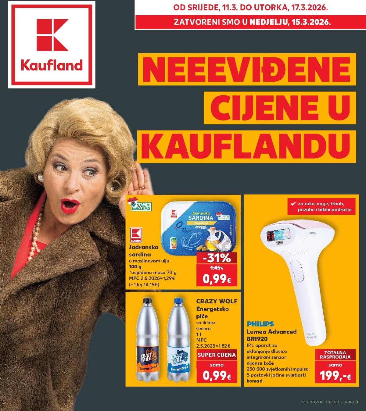 Prelistajte katalog Kaufland - Cijene, vrijedi od 11.03.2026 do 17.03.2026