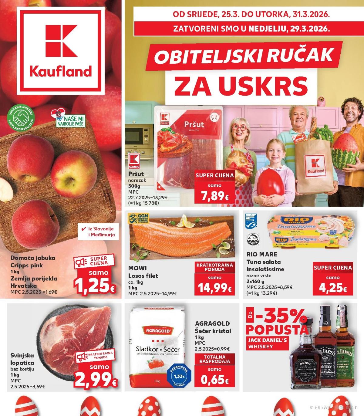 Prelistajte katalog Kaufland, vrijedi od 25.03.2026 do 31.03.2026