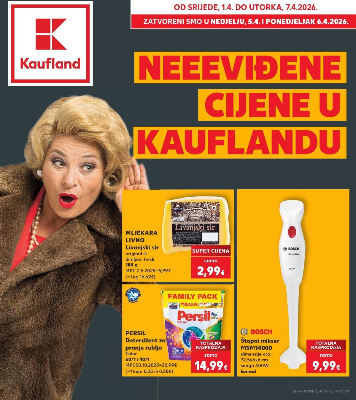 Prelistajte katalog Kaufland - Cijene, vrijedi od 01.04.2026 do 07.04.2026