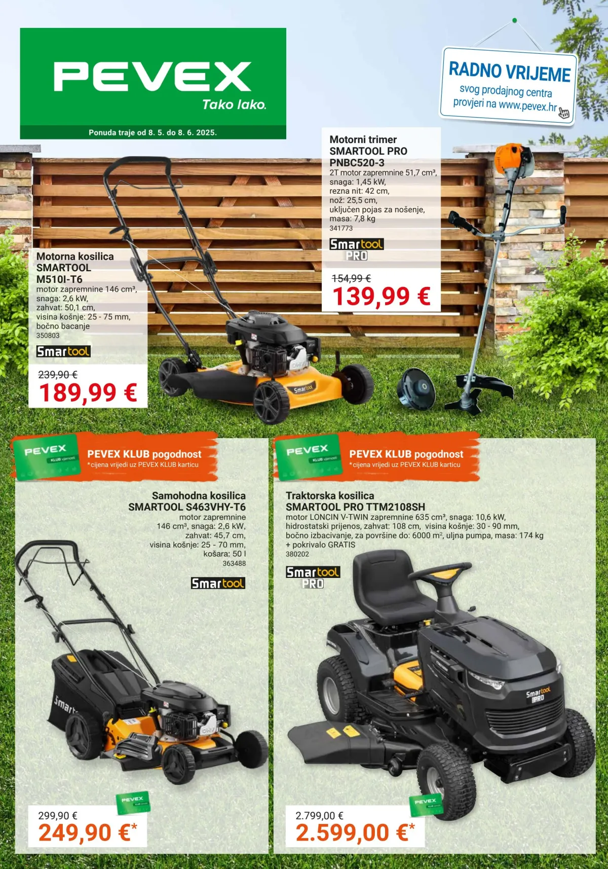 Prelistajte ovaj Pevex katalog, vrijedi od 08.05. do 08.06.