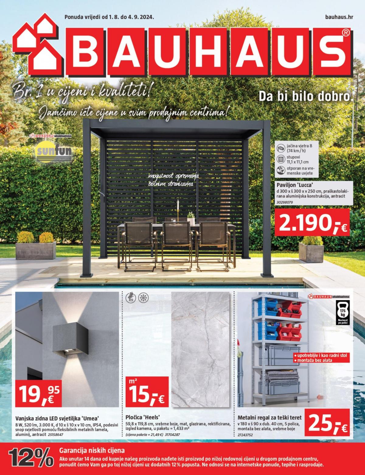 Novi katalog BAUHAUS 01.08. - 04.09.