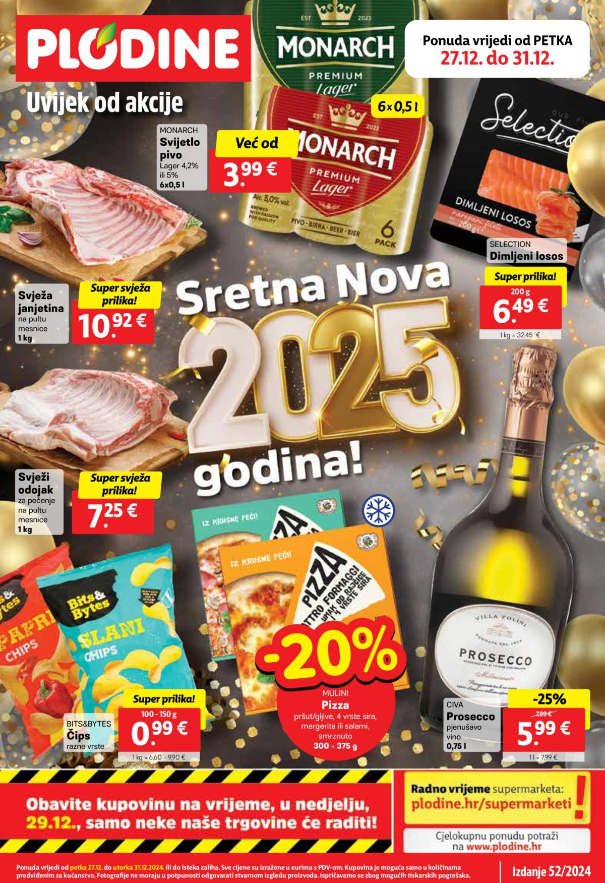 Plodine katalog vrijedi od 27.12. do 31.12.