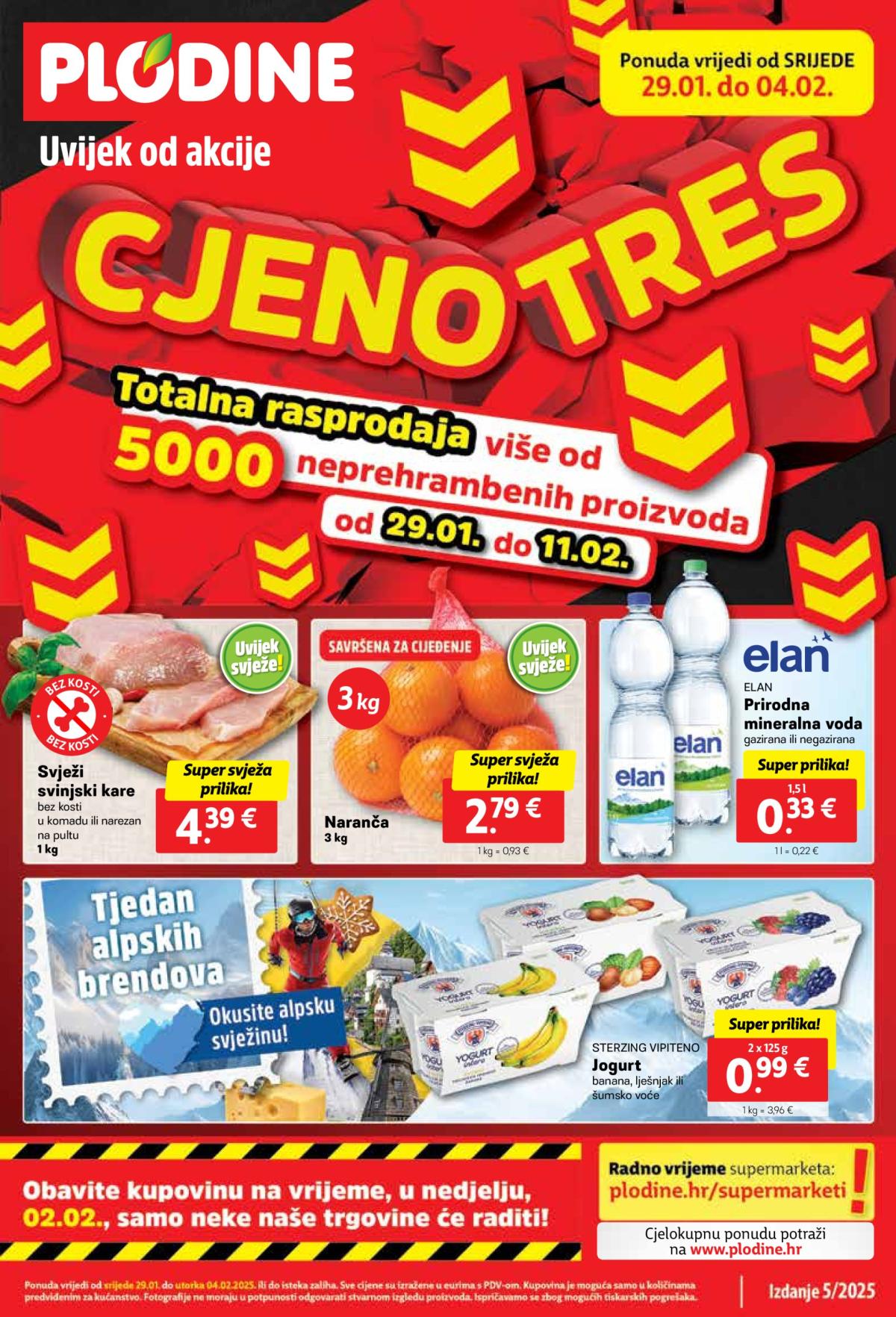 Plodine katalog vrijedi od 29.01. do 04.02.