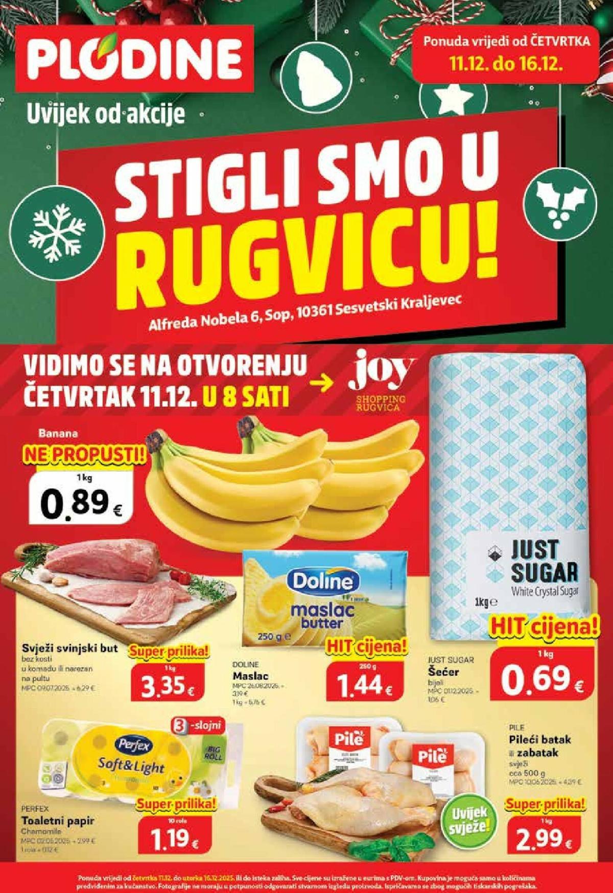 Prelistajte katalog Plodine - Otvorenje Rugvica, vrijedi od 11.12. do 16.12.