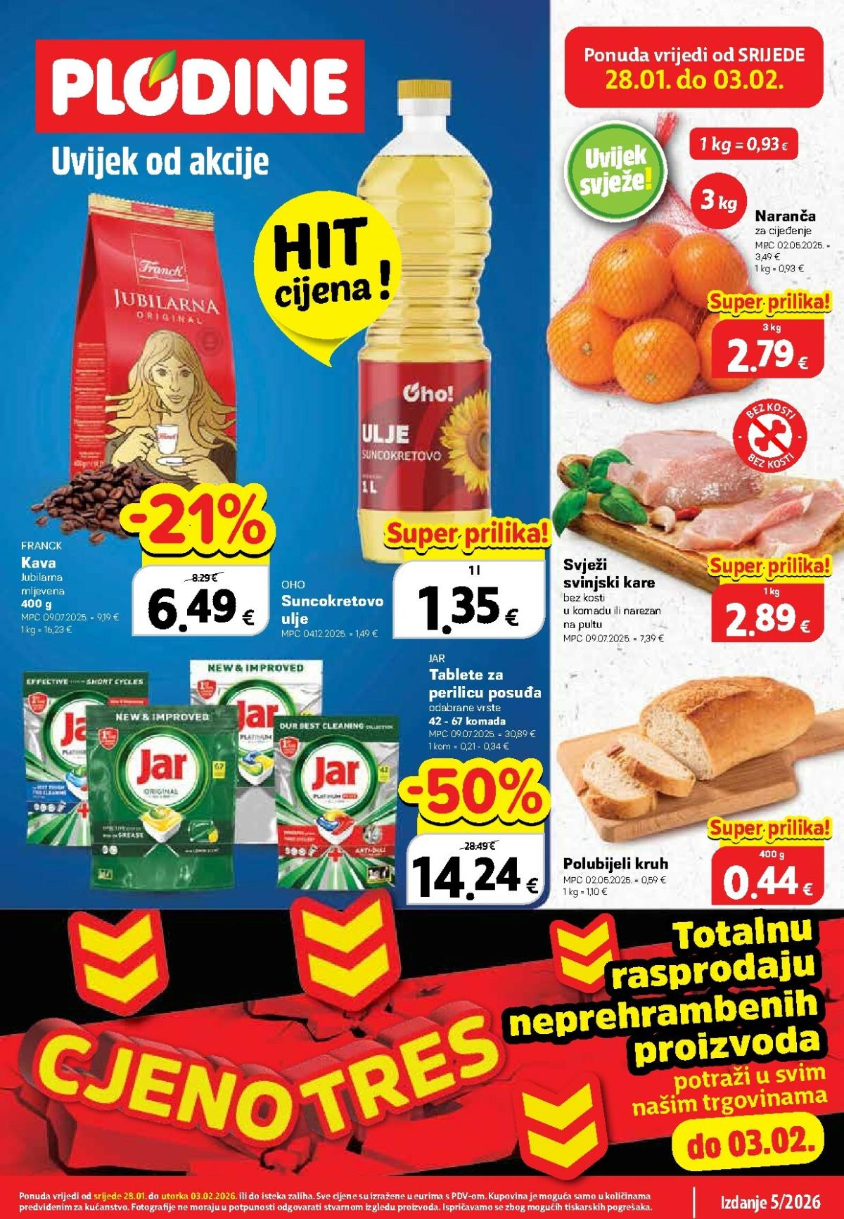 Prelistajte katalog Plodine, vrijedi od 28.01. do 03.02.