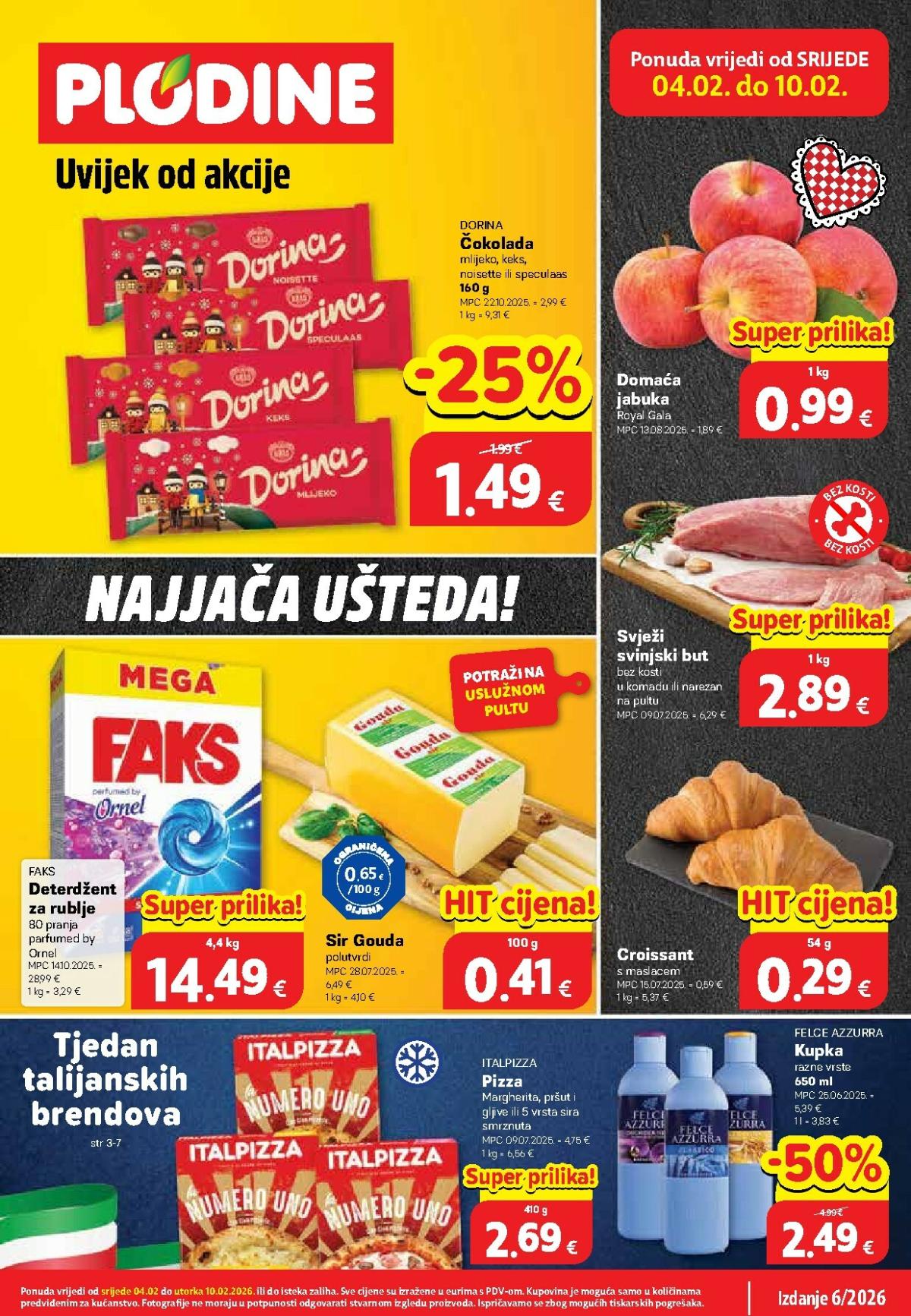 Prelistajte katalog Plodine, vrijedi od 04.02.2026 do 10.02.2026