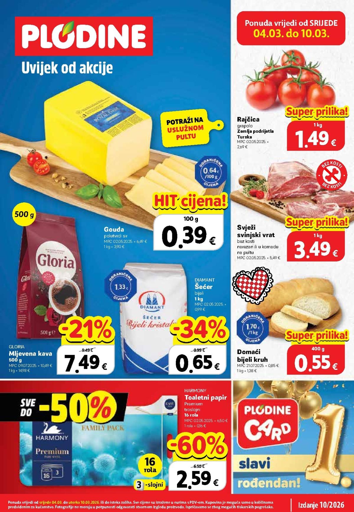 Prelistajte katalog Plodine, vrijedi od 04.03.2026 do 10.03.2026