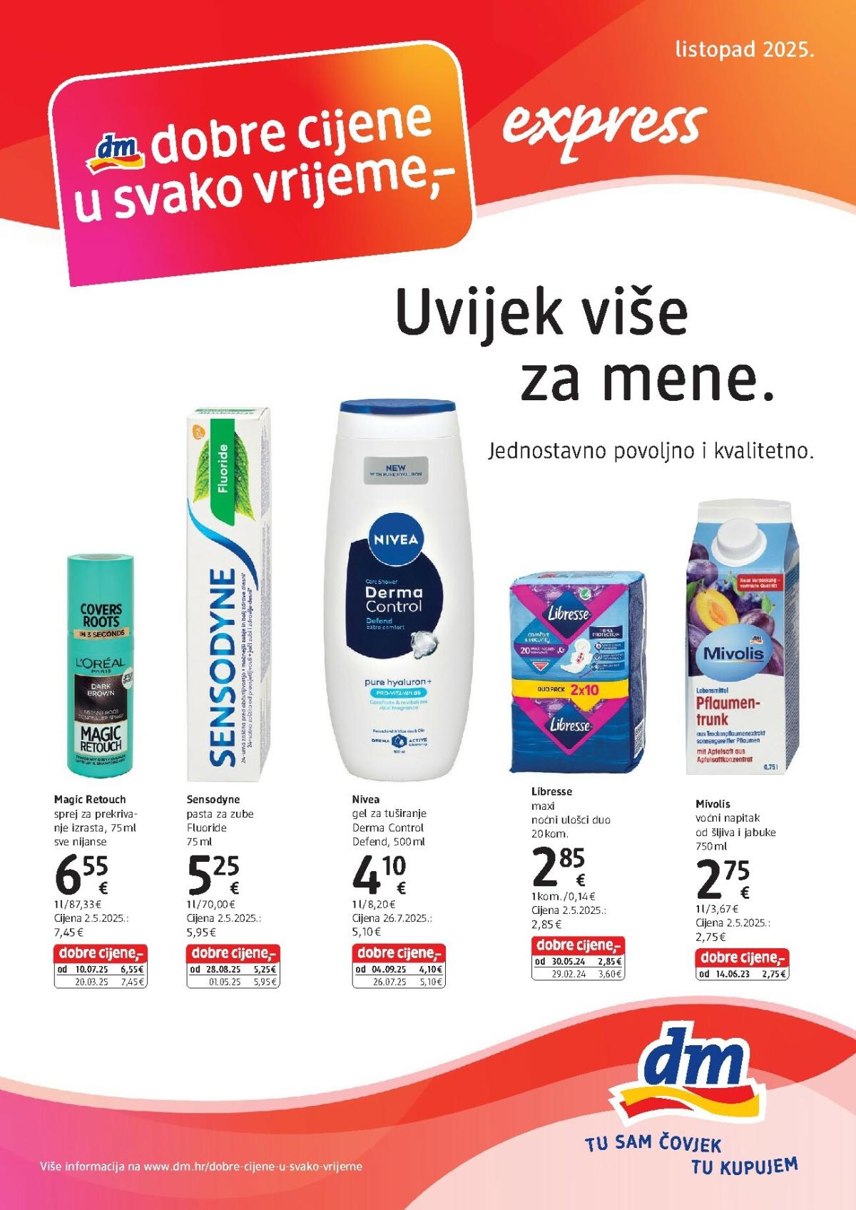 Prelistajte katalog dm - Katalog Express, vrijedi od 16.10. do 31.10.