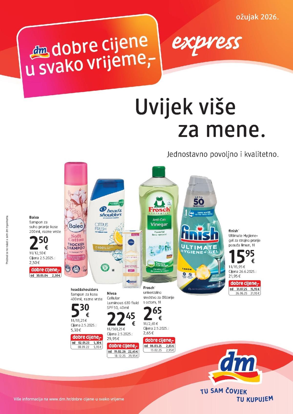 Prelistajte katalog dm - Express, vrijedi od 16.03.2026 do 31.03.2026