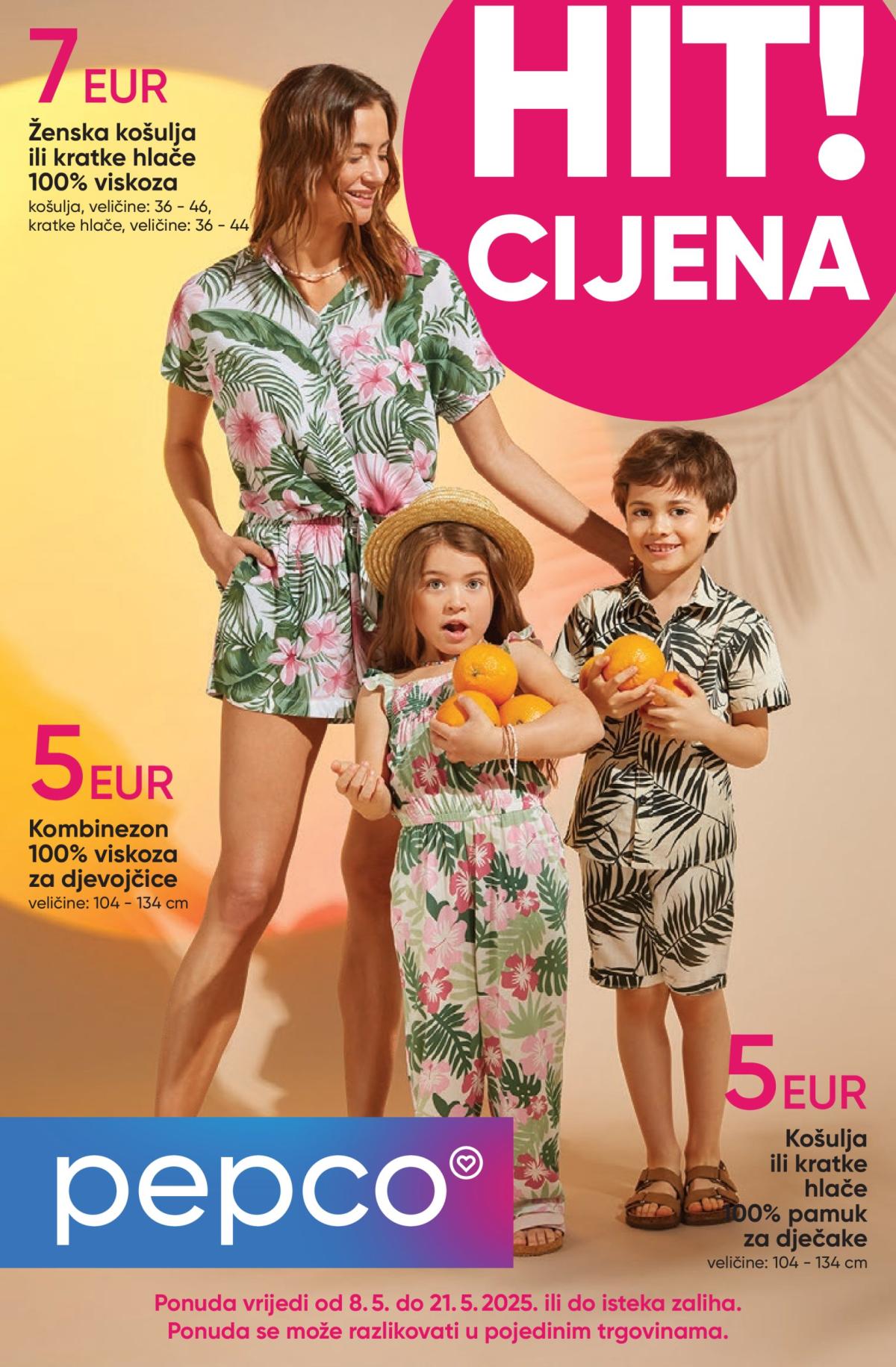 Pepco - Tropski motivi katalog vrijedi od 08.05. do 21.05.