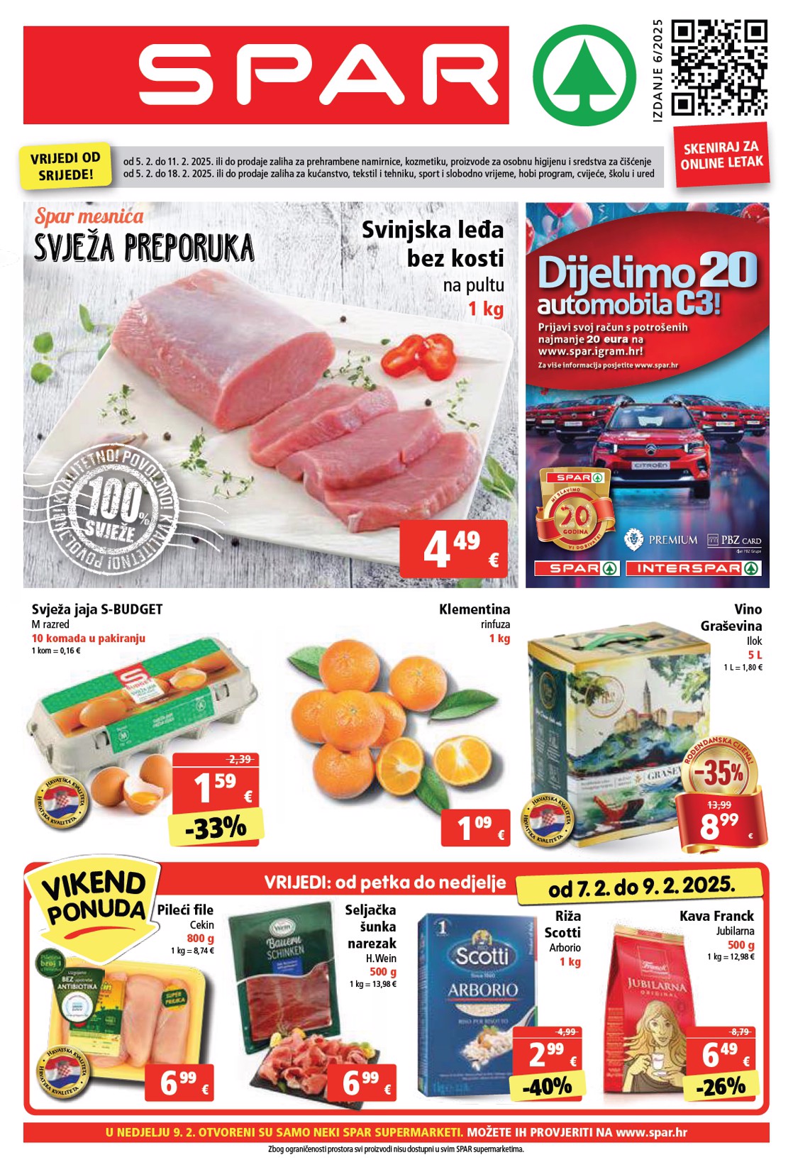 SPAR katalog vrijedi od 05.02. do 11.02.