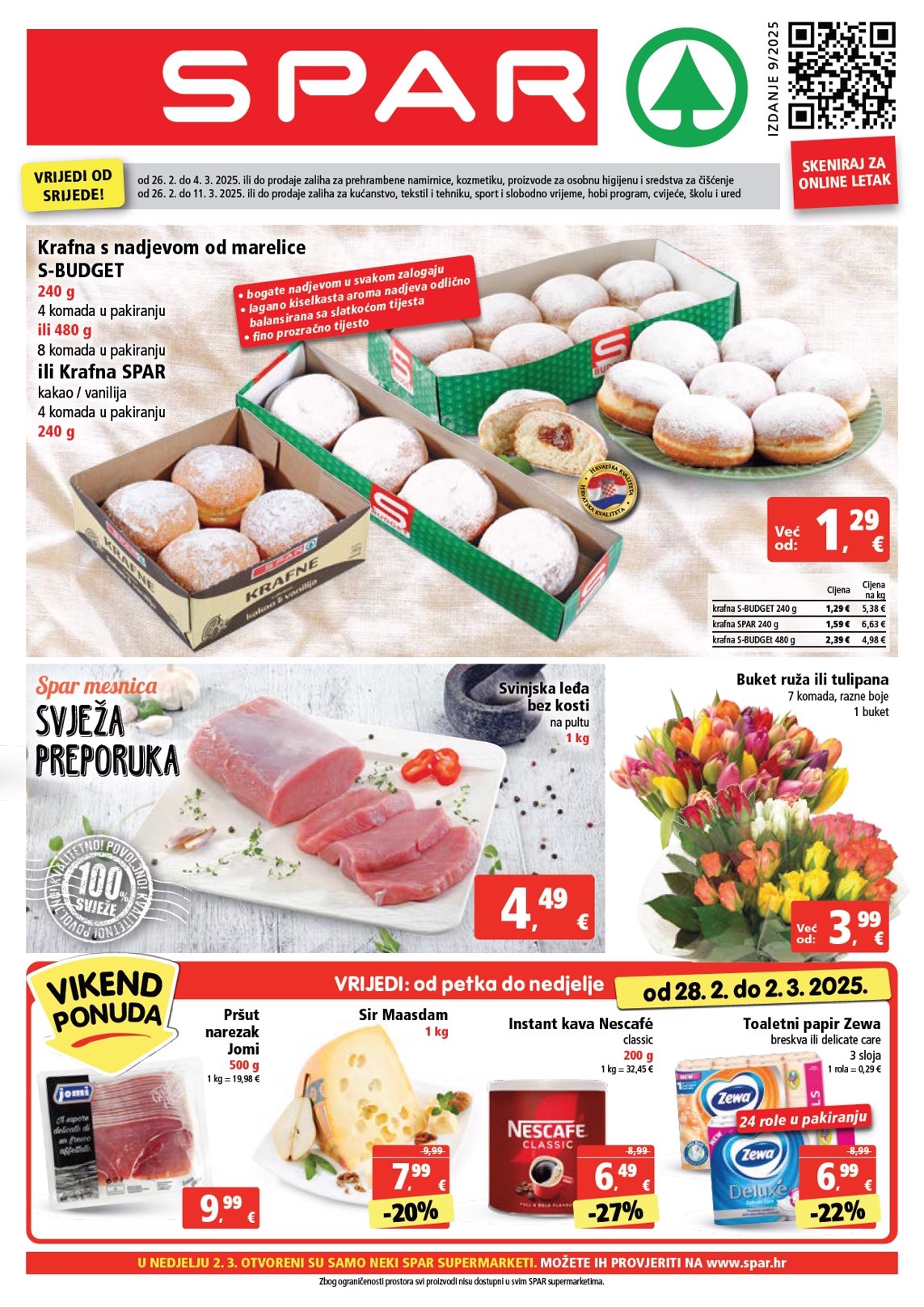 SPAR katalog vrijedi od 26.02. do 04.03.