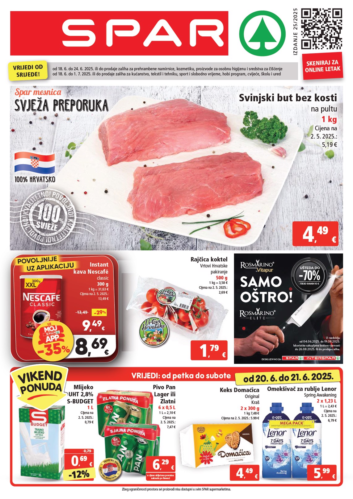 Prelistajte katalog SPAR, vrijedi od 18.06. do 24.06.