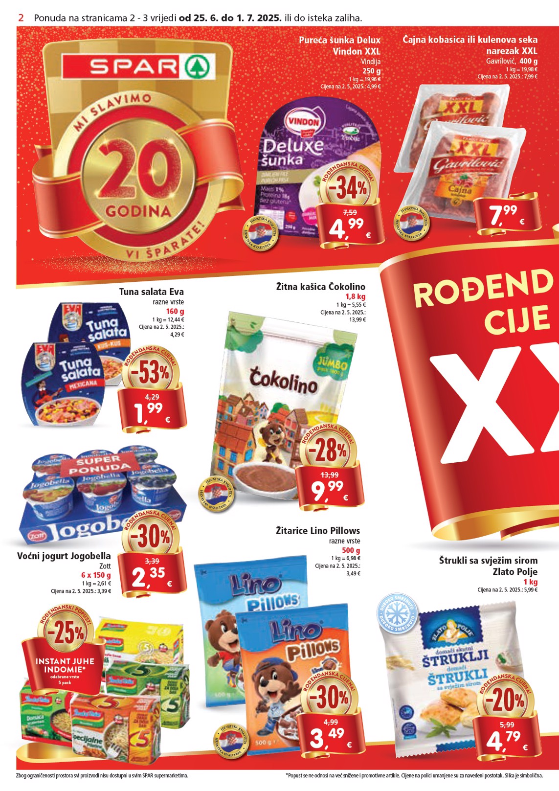 Prelistajte katalog SPAR, vrijedi od 25.06. do 01.07.