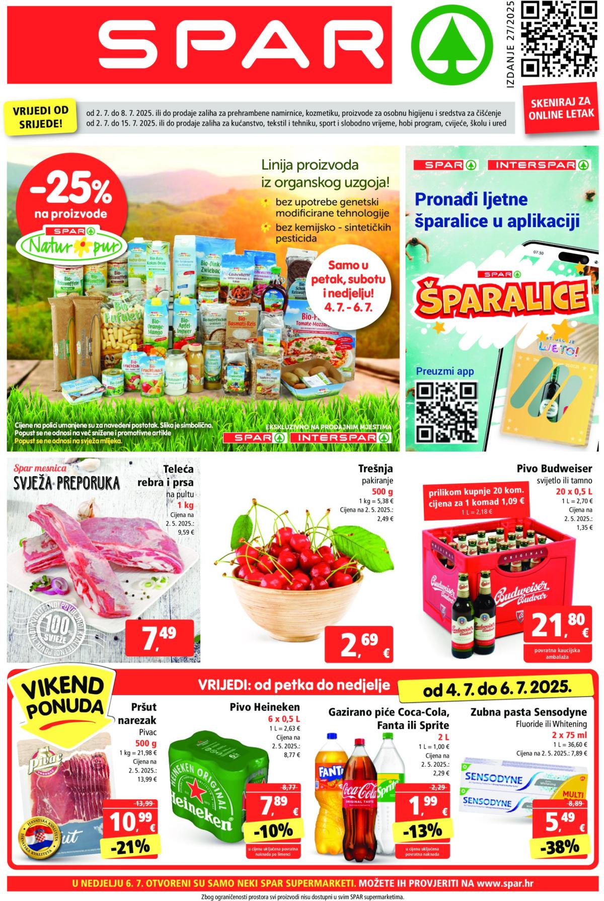 Prelistajte katalog SPAR, vrijedi od 02.07. do 08.07.