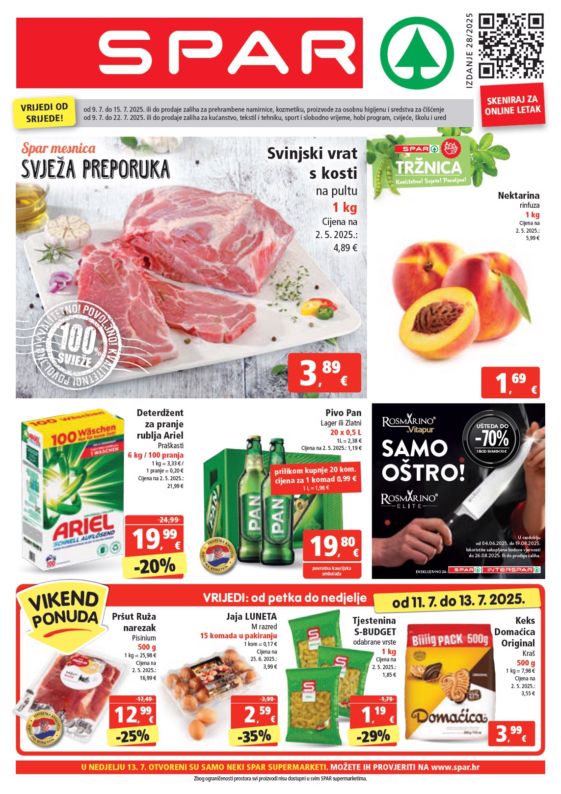Prelistajte katalog SPAR, vrijedi od 09.07. do 15.07.