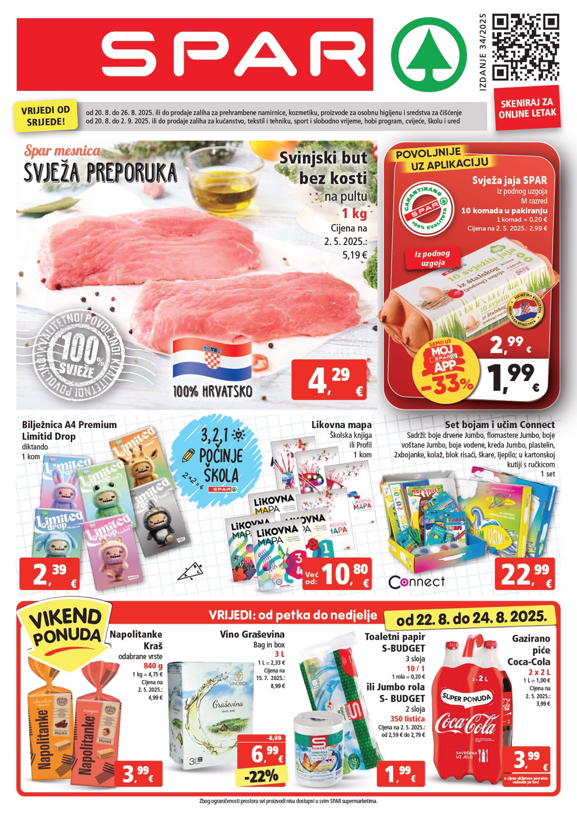 Prelistajte katalog SPAR, vrijedi od 20.08. do 26.08.