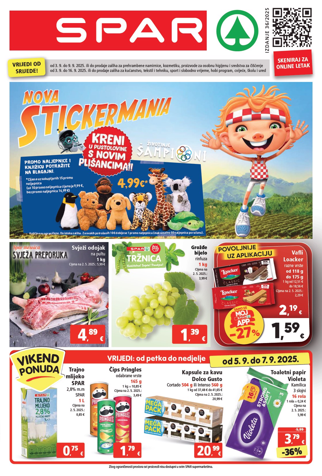 Prelistajte katalog SPAR, vrijedi od 03.09. do 09.09.