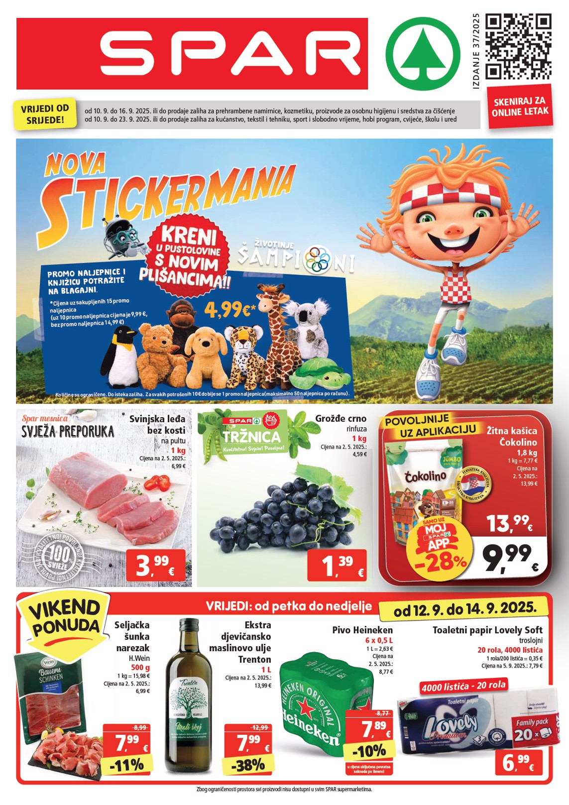 Prelistajte katalog SPAR, vrijedi od 10.09. do 16.09.