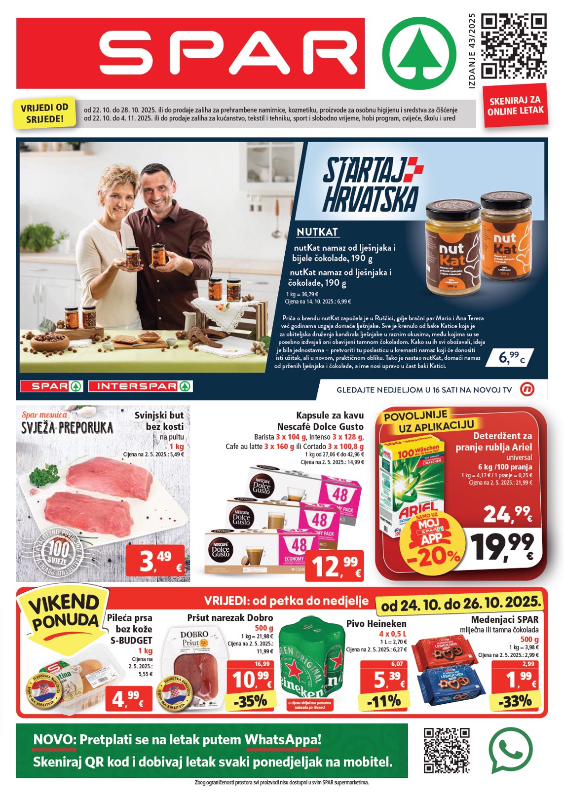 Prelistajte katalog SPAR, vrijedi od 22.10. do 28.10.