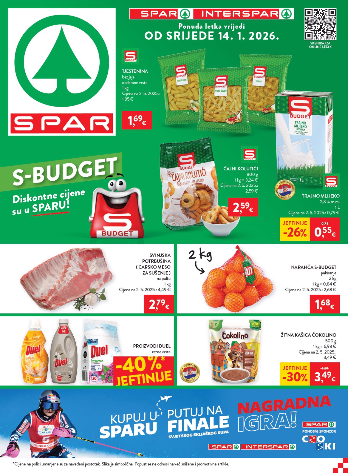 Prelistajte katalog SPAR, vrijedi od 14.01. do 20.01.