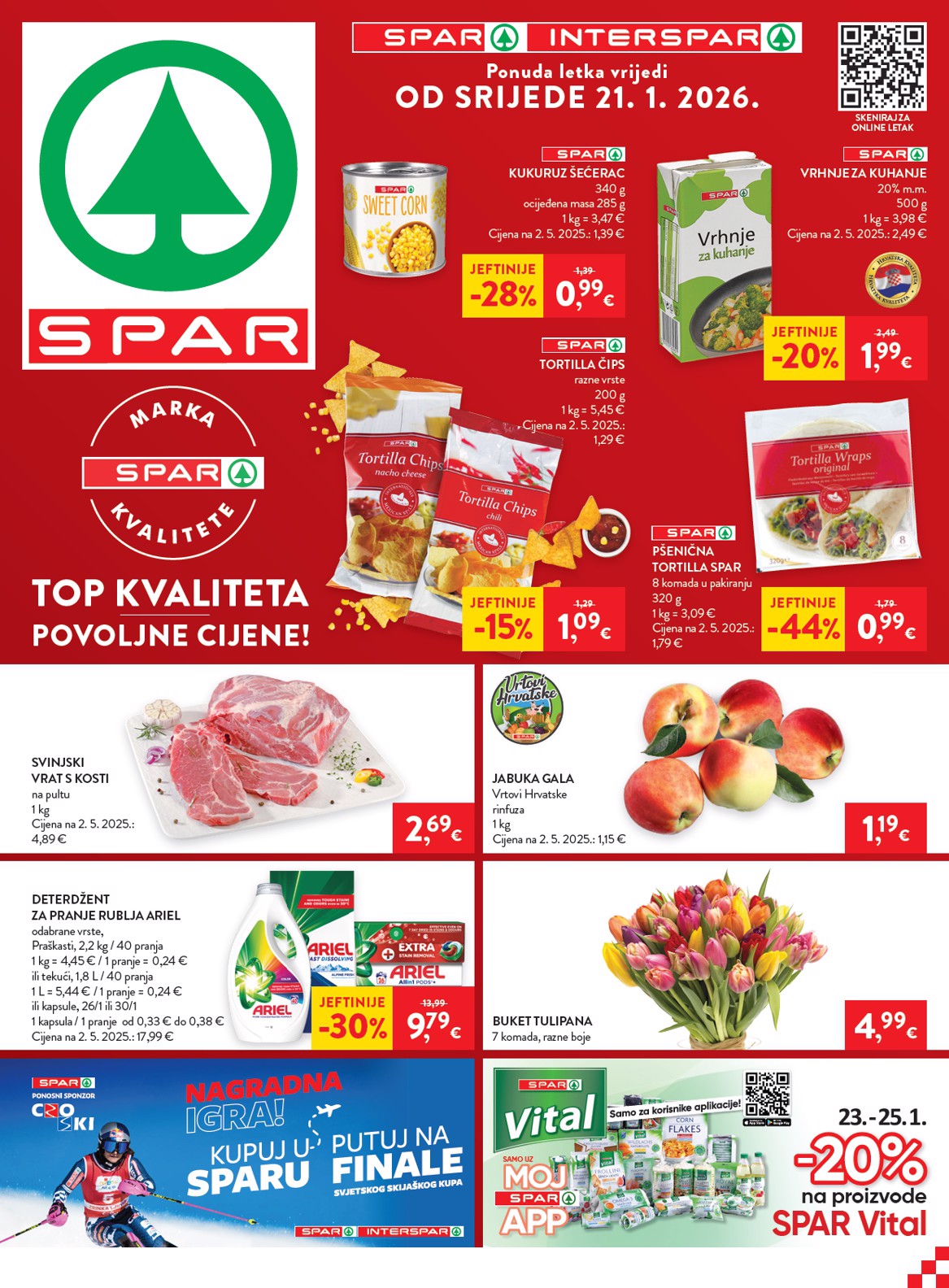 Prelistajte katalog SPAR, vrijedi od 21.01. do 27.01.