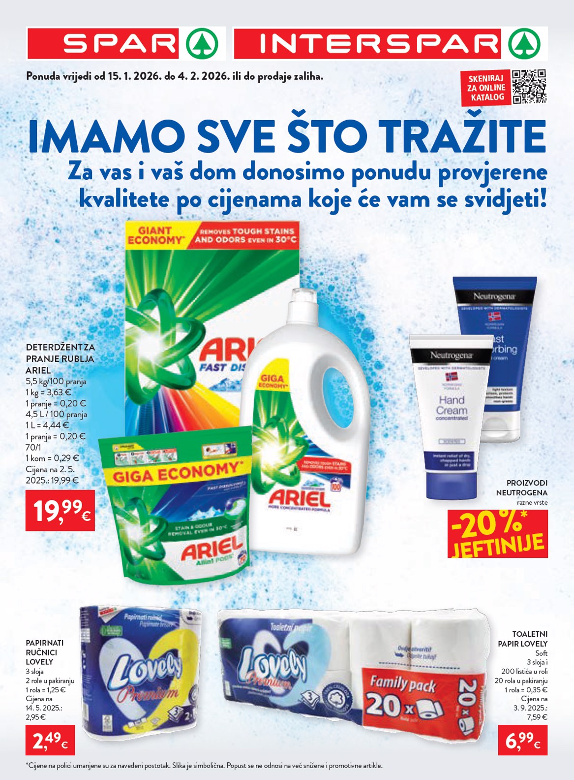 Prelistajte katalog SPAR - S-Budget, vrijedi od 15.01. do 04.02.