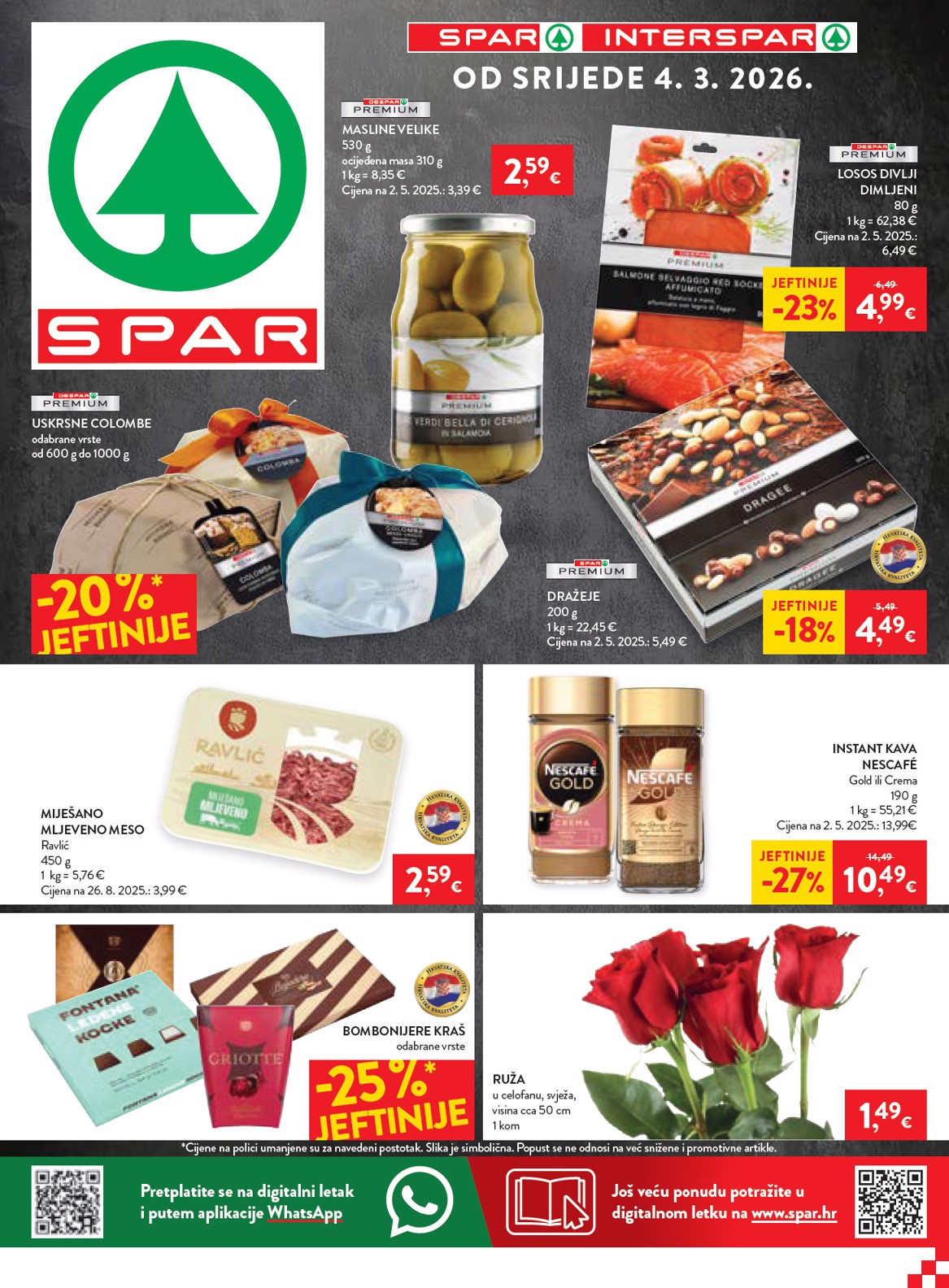 Prelistajte katalog SPAR, vrijedi od 04.03.2026 do 10.03.2026