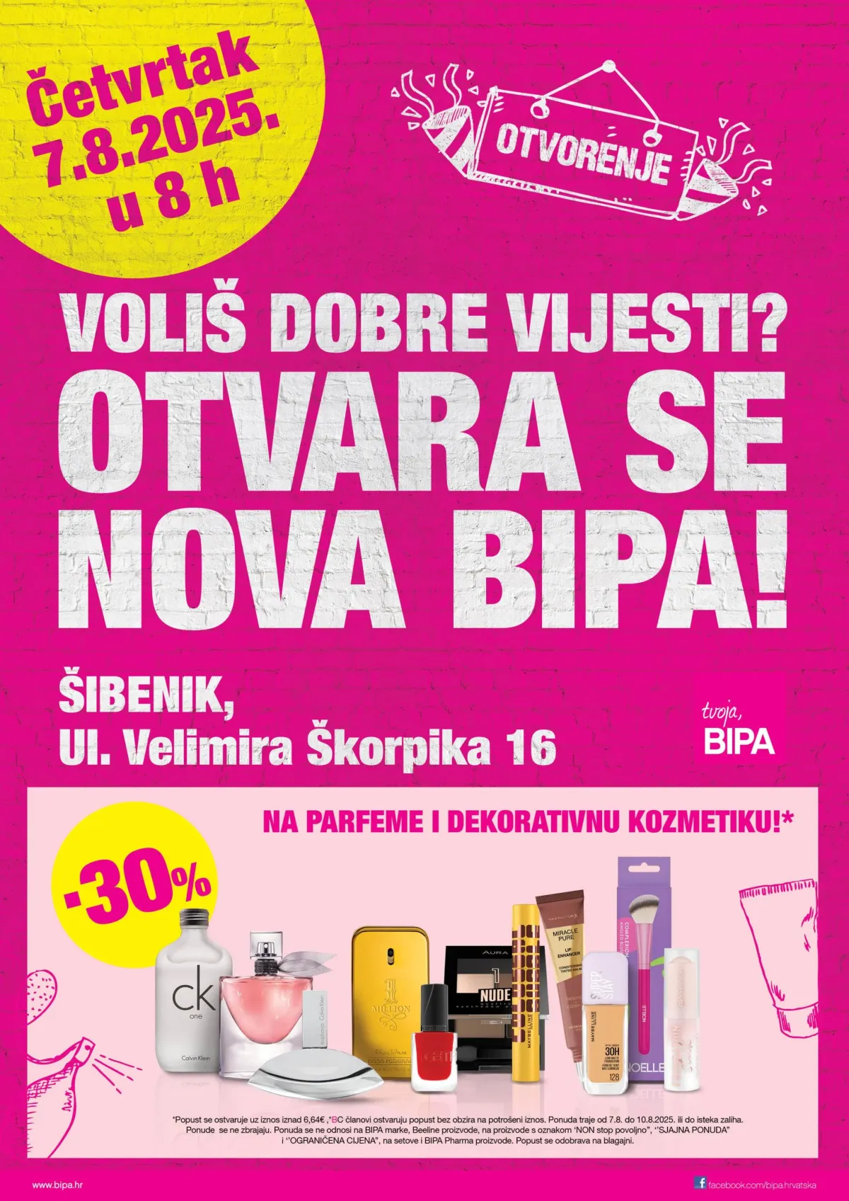 Prelistajte katalog BIPA - Letak otvorenja Šibenik, vrijedi od 07.08. do 20.08.