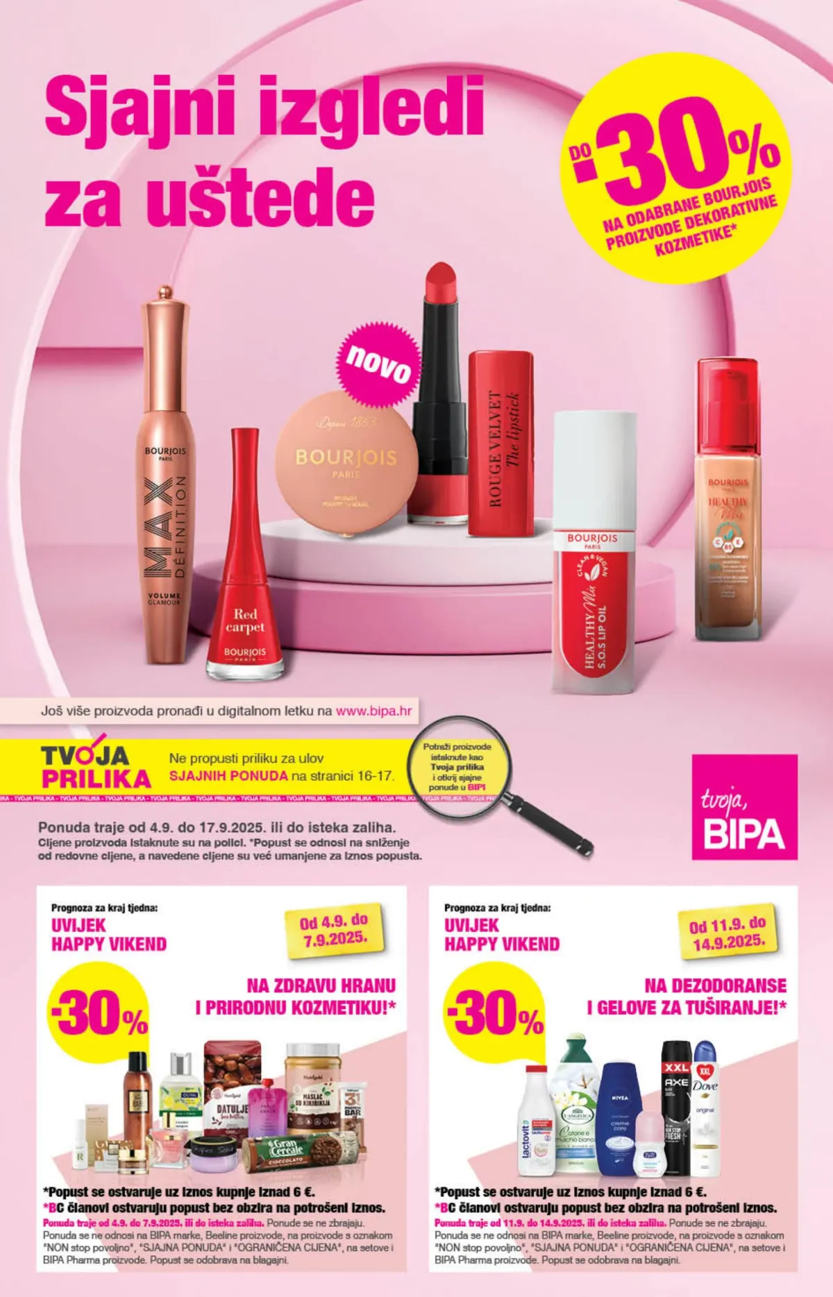 Prelistajte katalog BIPA, vrijedi od 04.09. do 17.09.