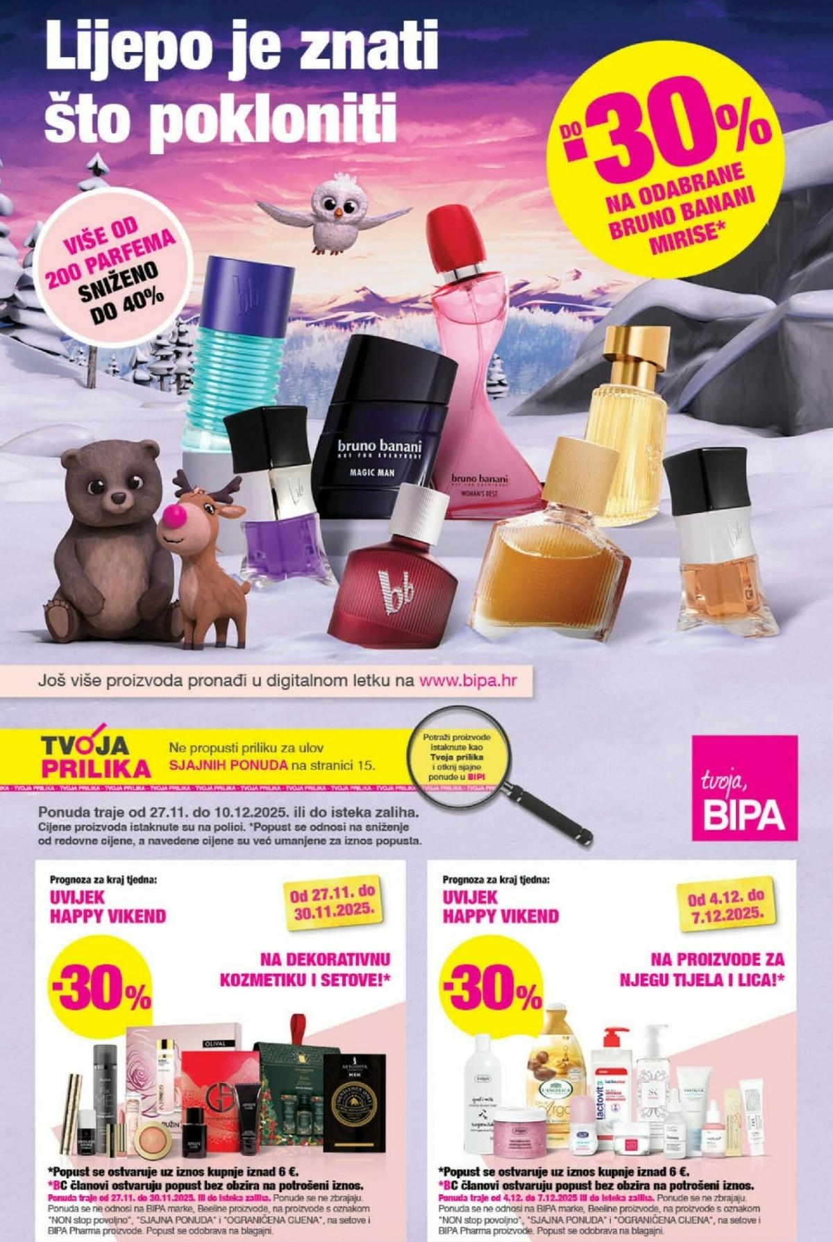 Prelistajte katalog BIPA, vrijedi od 27.11. do 10.12.