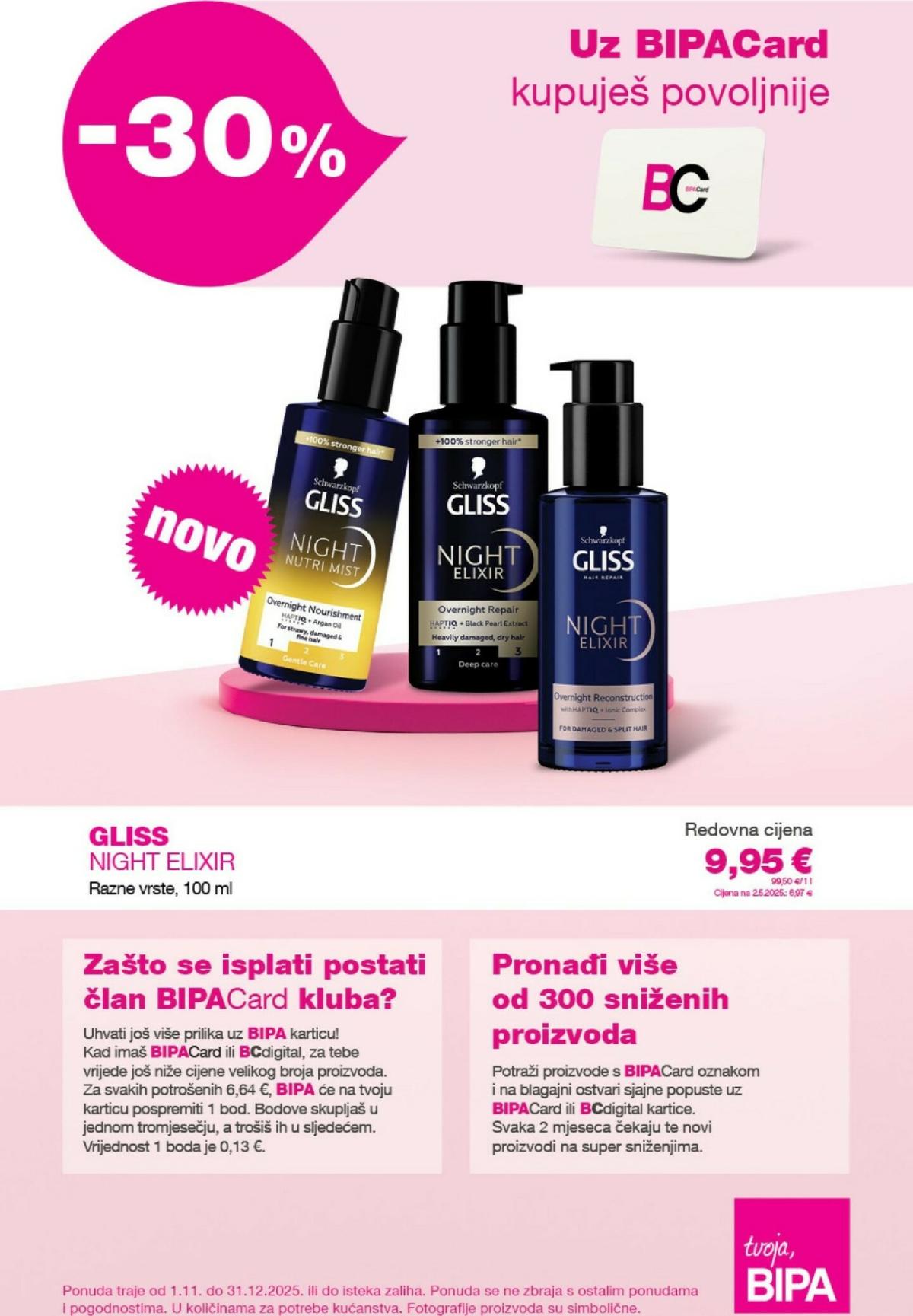 Prelistajte katalog BIPA Card, vrijedi od 01.11. do 31.12.