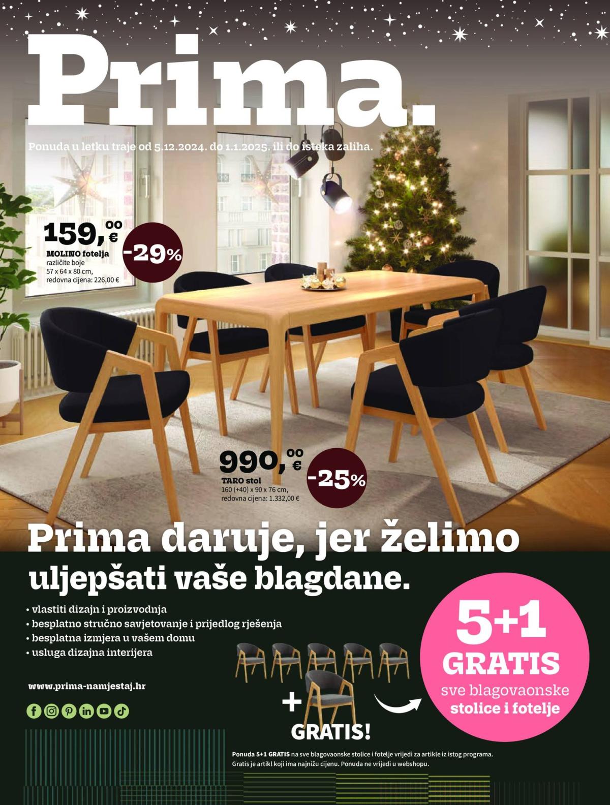 Prima katalog vrijedi od 05.12. do 01.01.