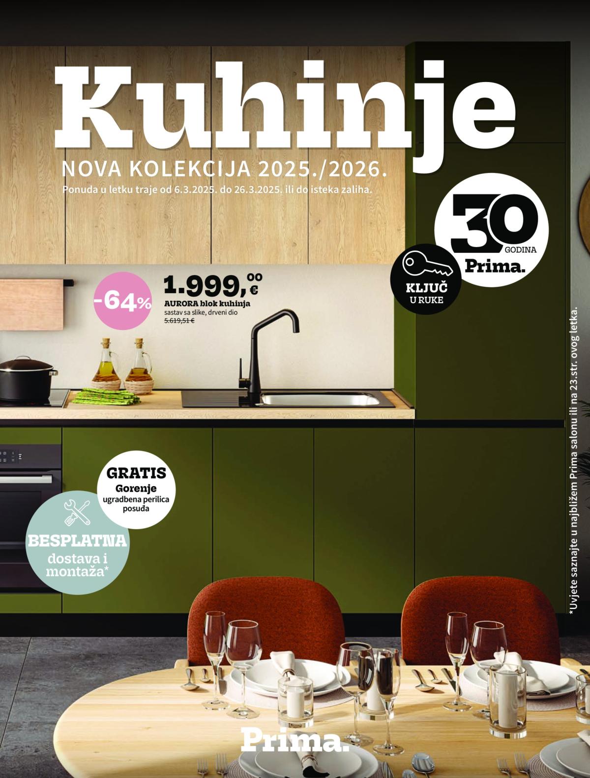 Prima - Kuhinje katalog vrijedi od 06.03. do 26.03.