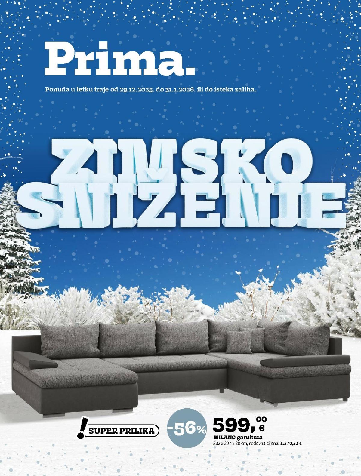 Prelistajte katalog Prima, vrijedi od 29.12. do 31.01.