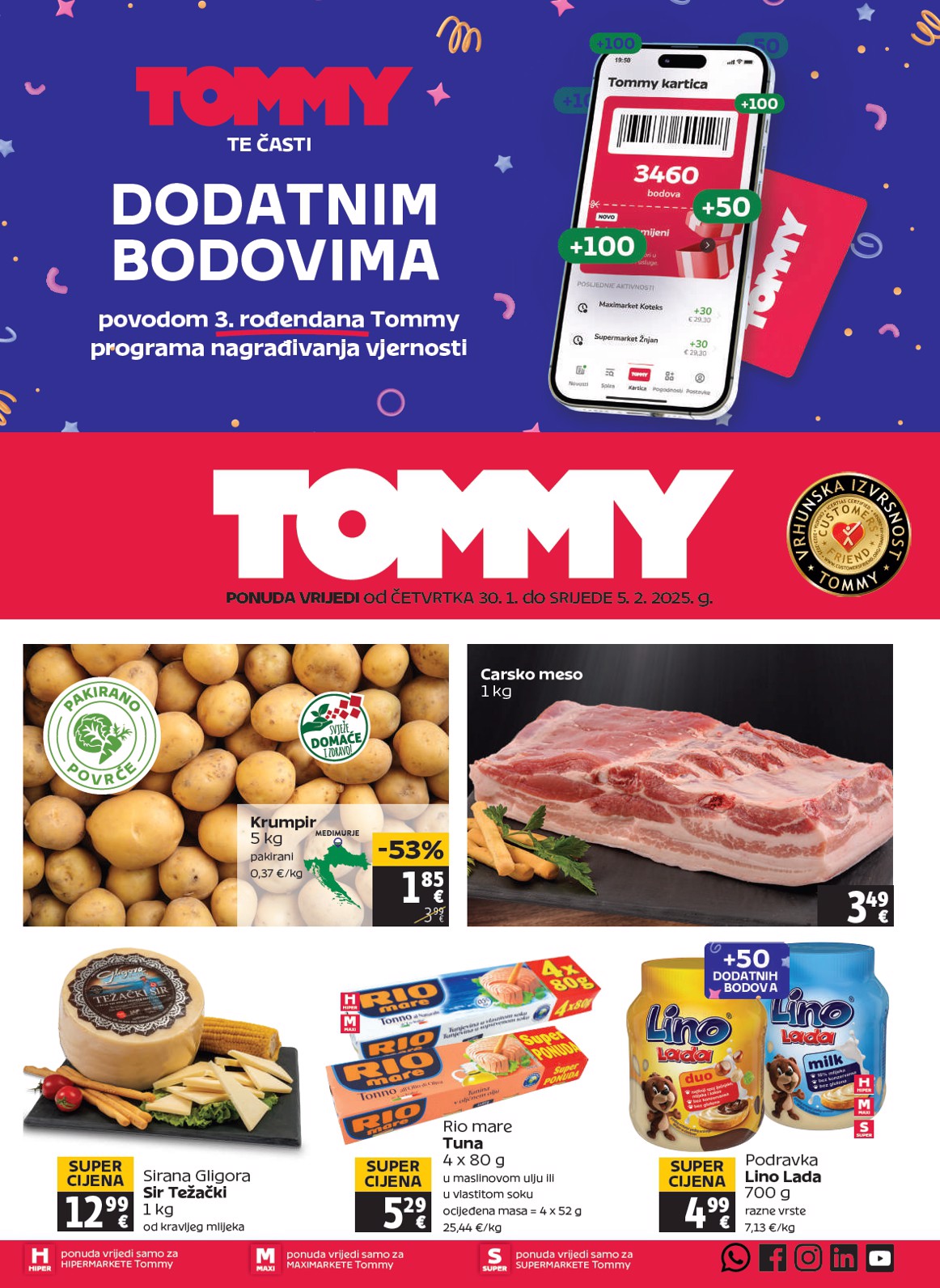 Tommy katalog vrijedi od 30.01. do 05.02.