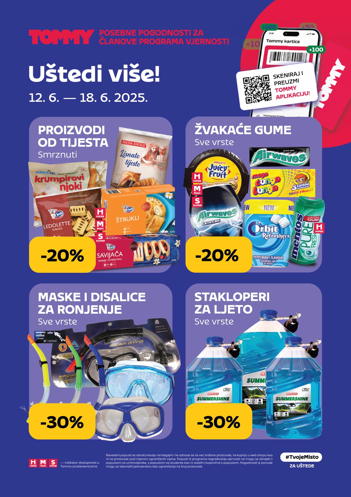 Prelistajte katalog Tommy - Pogodnosti za Tommy vjerne članove, vrijedi od 12.06. do 18.06.