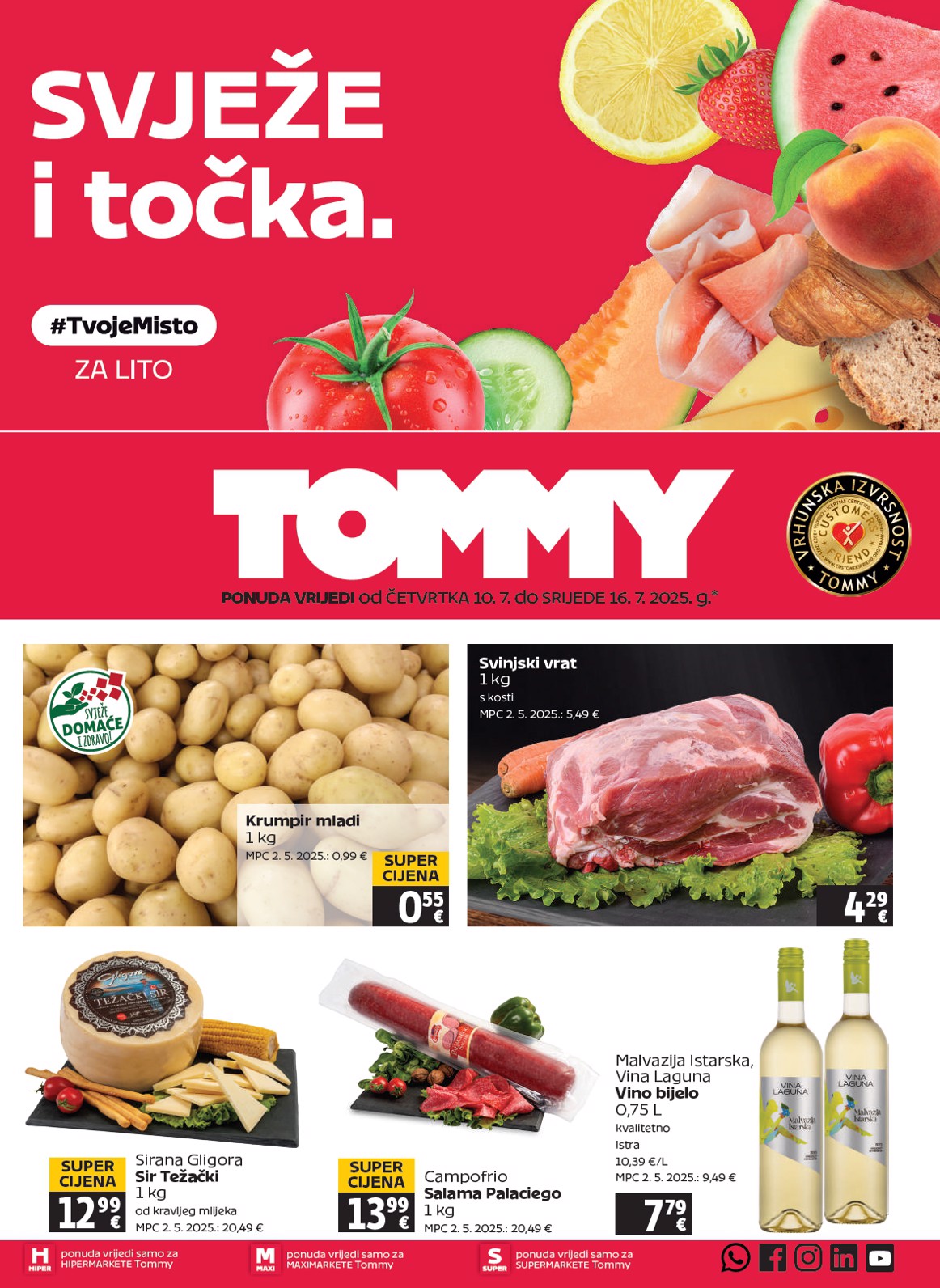 Prelistajte katalog Tommy, vrijedi od 10.07. do 16.07.