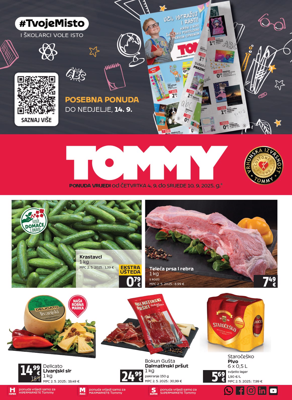 Prelistajte katalog Tommy, vrijedi od 04.09. do 10.09.