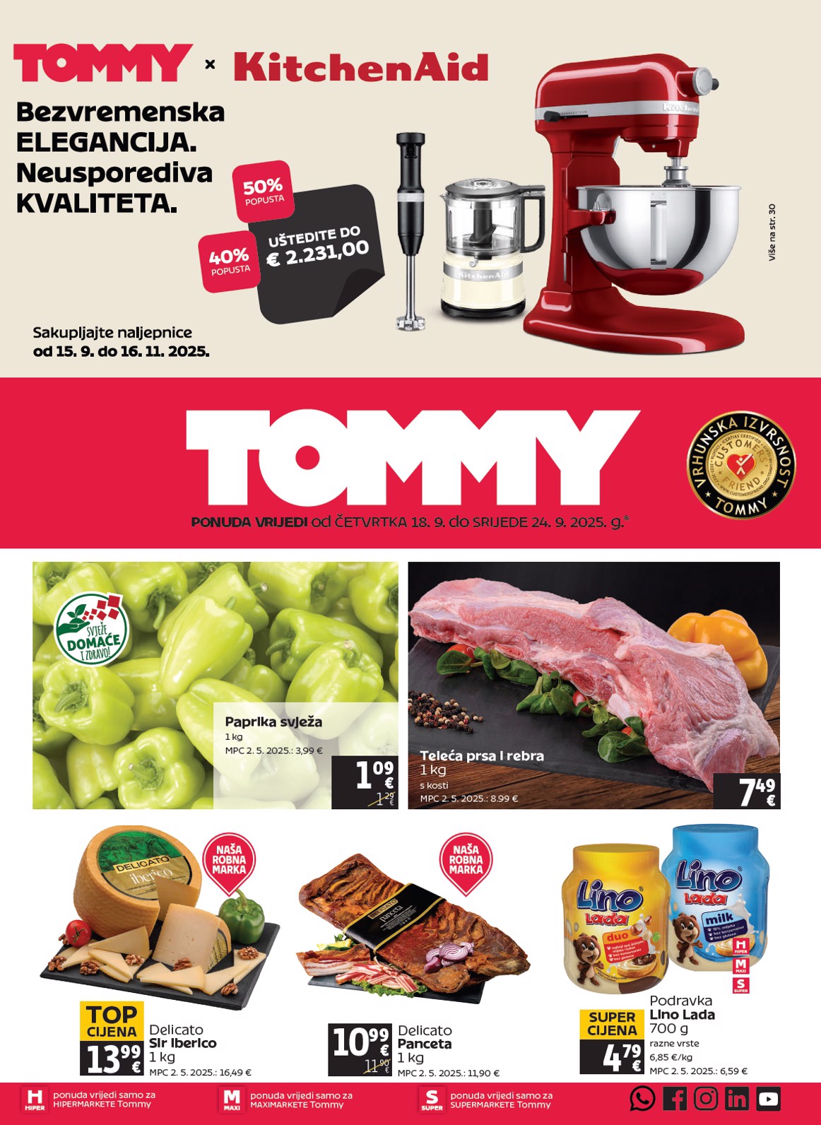 Prelistajte katalog Tommy, vrijedi od 18.09. do 24.09.