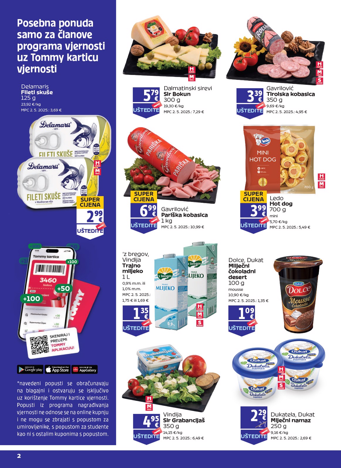Prelistajte katalog Tommy - Pogodnosti za Tommy vjerne članove, vrijedi od 02.10. do 08.10.