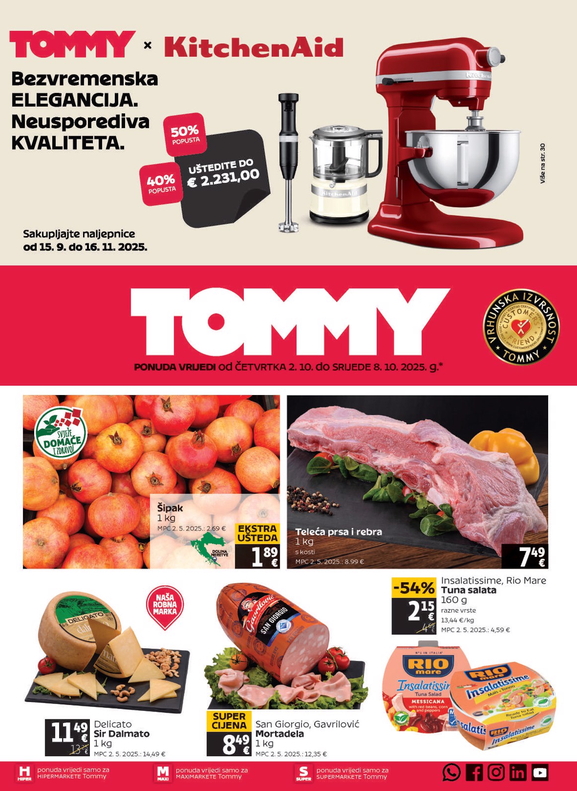 Prelistajte katalog Tommy, vrijedi od 02.10. do 08.10.