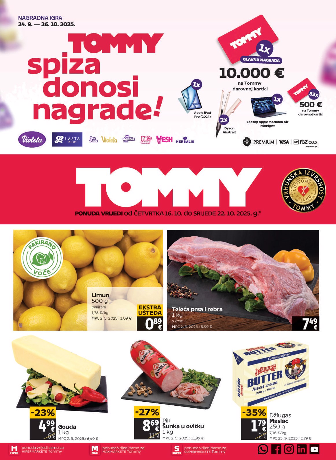 Prelistajte katalog Tommy, vrijedi od 16.10. do 22.10.