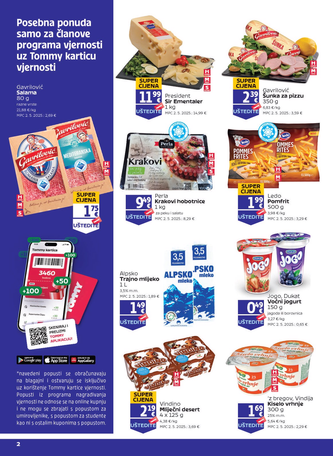 Prelistajte katalog Tommy - Pogodnosti za Tommy vjerne članove, vrijedi od 16.10. do 22.10.