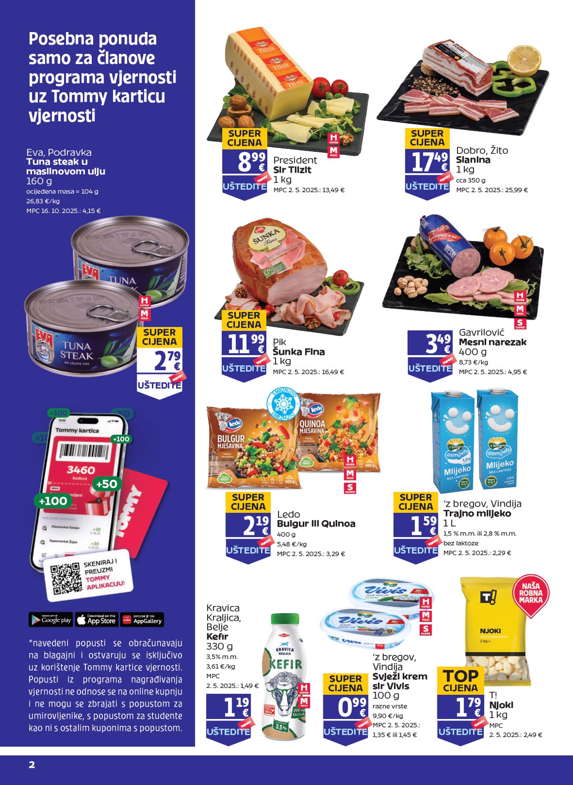 Prelistajte katalog Tommy - Pogodnosti za Tommy vjerne članove, vrijedi od 06.11. do 12.11.