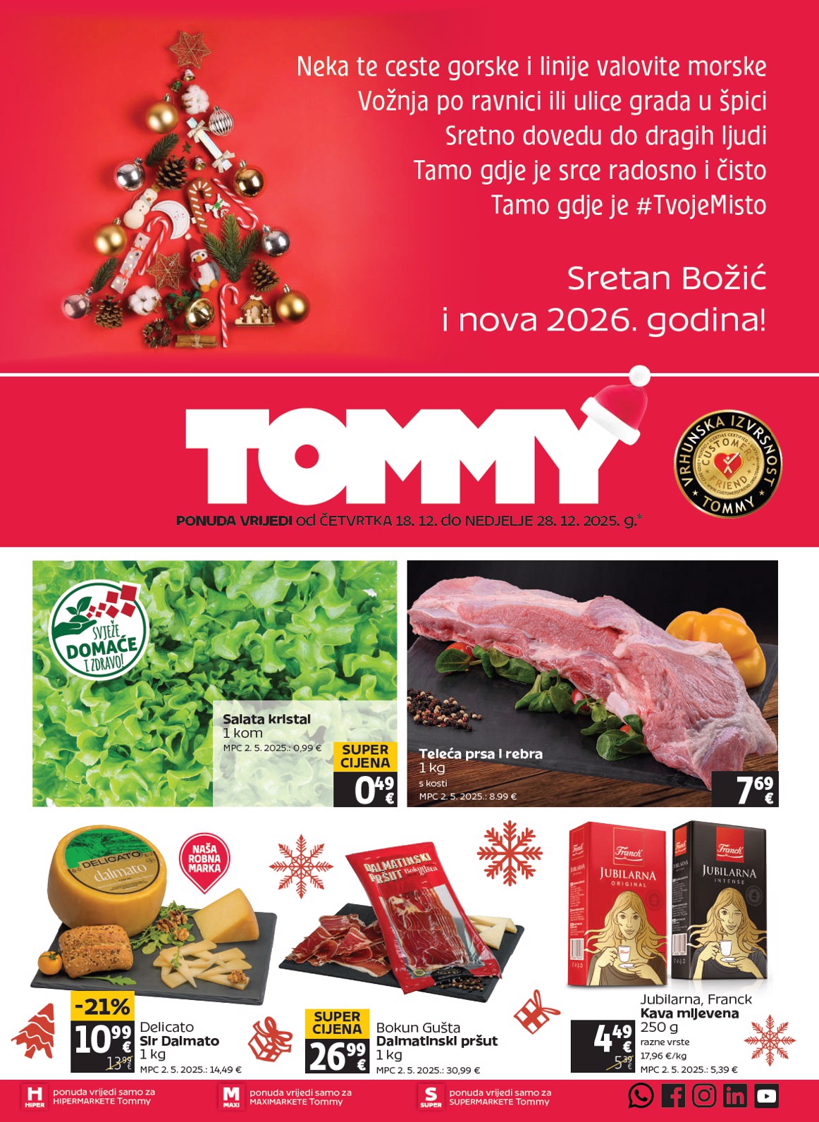 Prelistajte katalog Tommy, vrijedi od 18.12. do 28.12.