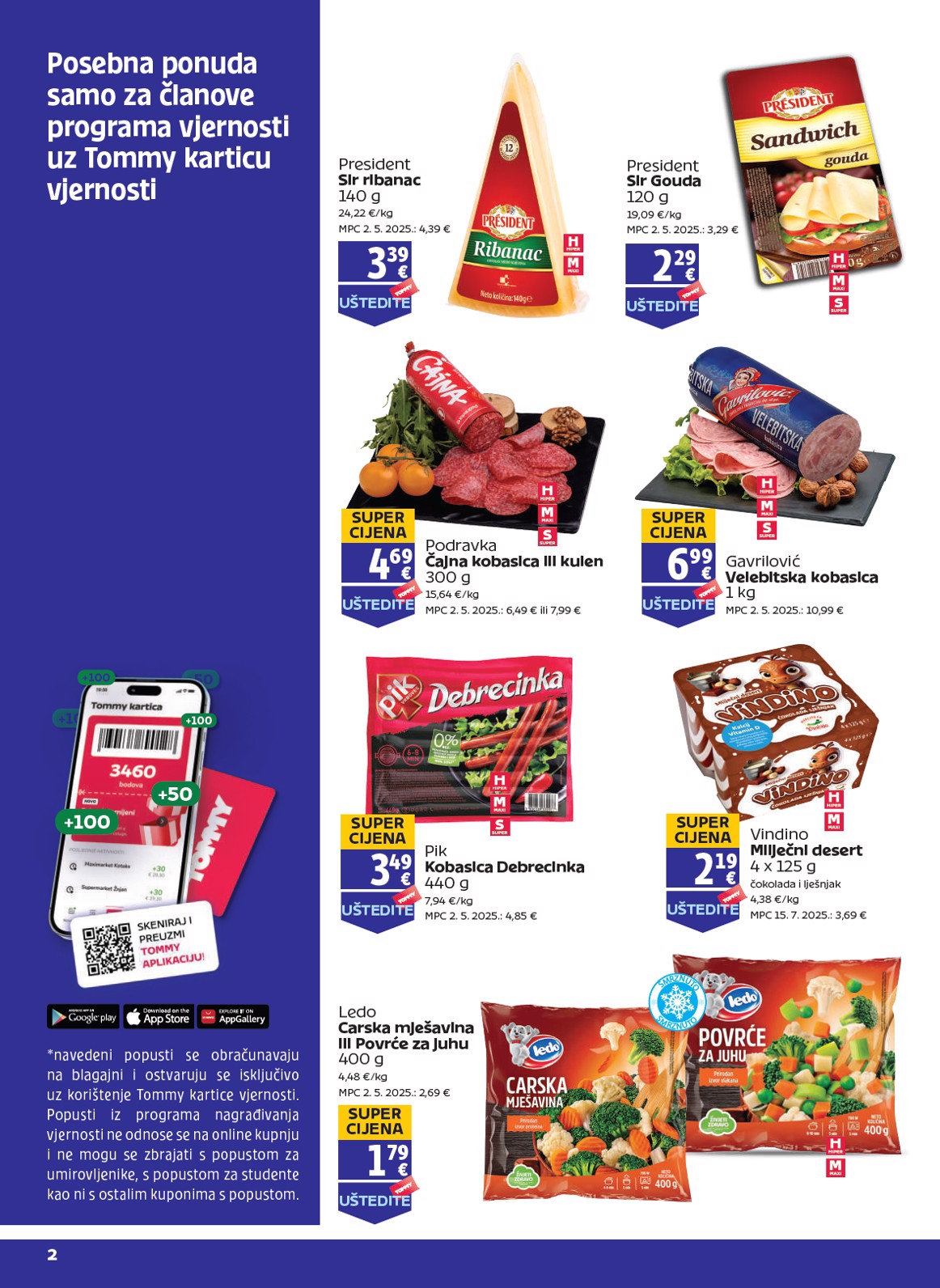 Prelistajte katalog Tommy - Pogodnosti za Tommy vjerne članove, vrijedi od 15.01. do 21.01.