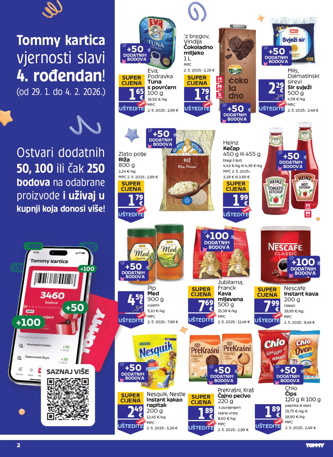 Prelistajte katalog Tommy - Pogodnosti za Tommy vjerne članove, vrijedi od 29.01. do 04.02.