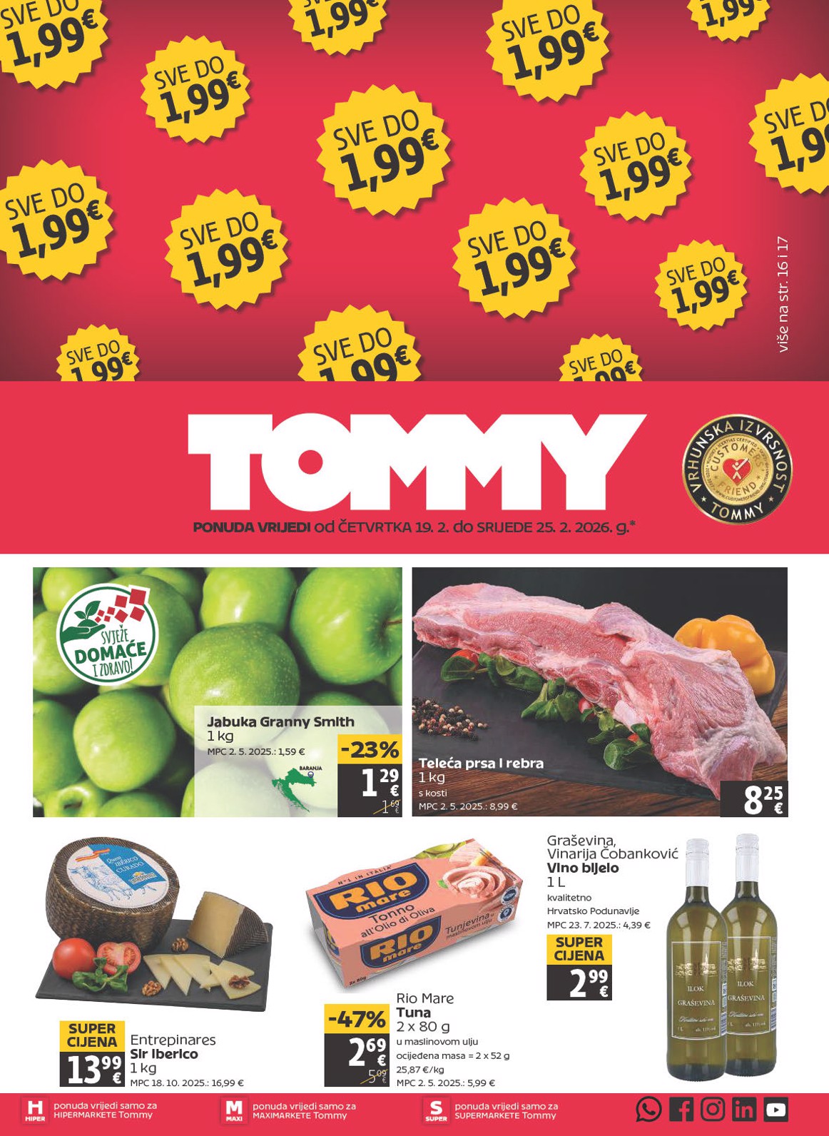 Prelistajte katalog Tommy, vrijedi od 19.02.2026 do 25.02.2026
